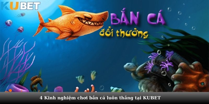 4 Kinh nghiệm chơi bắn cá luôn thắng tại KUBET 